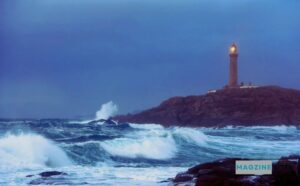 What information is most important when passing near a lighthouse?